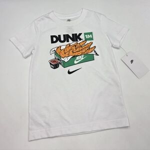 Nike boys' "Dunk 'Em" chicken tenders tee size 4